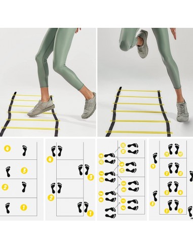 Escalera para entrenamientos de 12 escalones