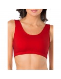 Top deportivo para Mujer - Talla 34 - Rojo