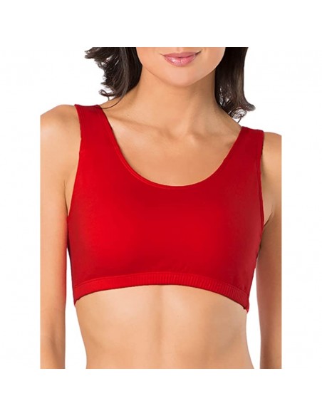Top deportivo para Mujer - Talla 34 - Rojo