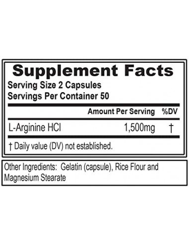 EVL L-Arginina 1500 Mg