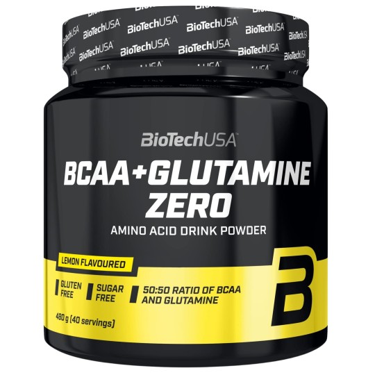 Biotech Bcaa+Glutamine Zero 40 Servidas Lemon
