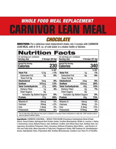 CARNIVOR LEAN MEAL - 4.34 Libras