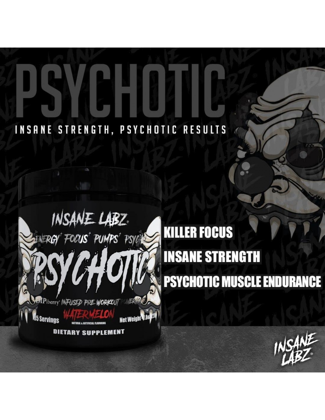 PSYCHOTIC BLACK INSANE LABZ