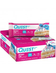 Quest Bar Birthday Cake 1 Barra proteína