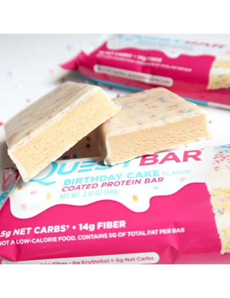 Quest Bar Birthday Cake 1 Barra proteína