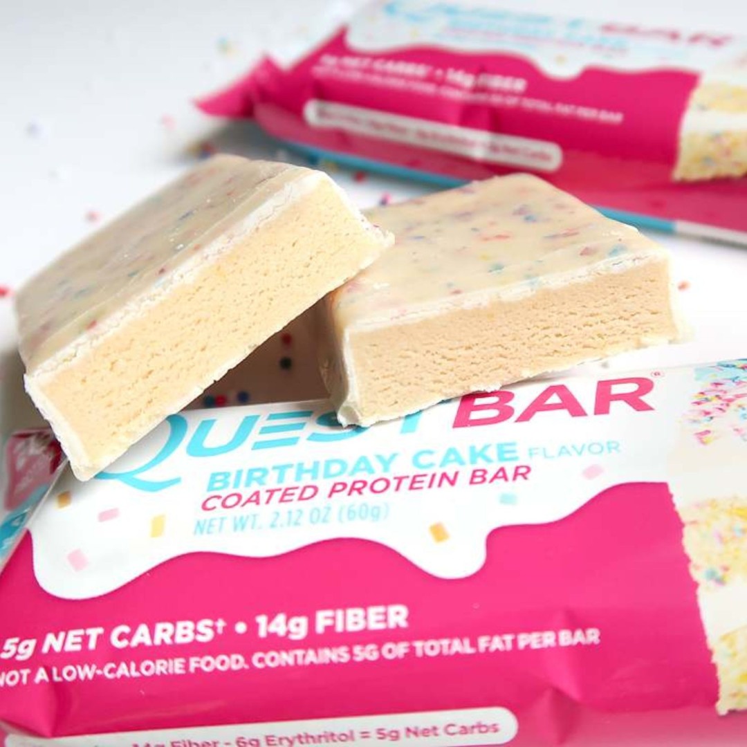 Quest Bar Birthday Cake