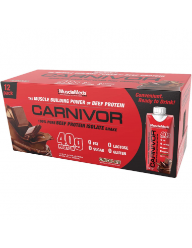 Musclemeds Carnivor Isolate Protein Shake Chocolate 1 Unidad/500ml