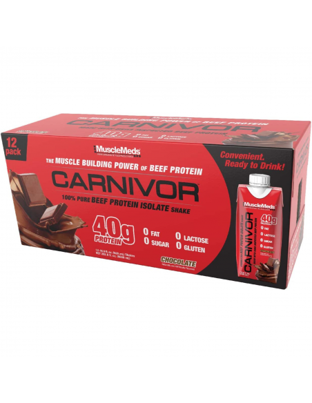 Musclemeds Carnivor Isolate Protein Shake Chocolate 1 Unidad/500ml