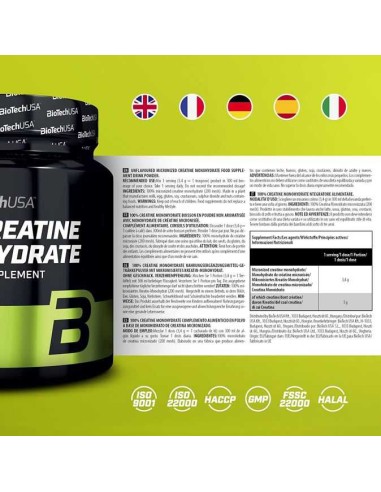 Biotech Creatina Monohydrate - 300G