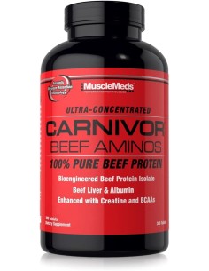 Musclemeds Carnivor Beef Aminos - 300 cápsulas