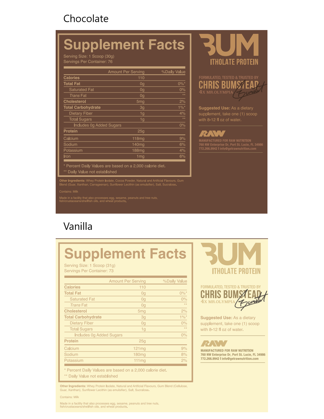 RAW - CBUM SERIES - ITHOLATE VANILLA