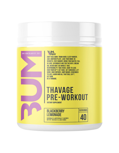 RAW CBUM SERIES THAVAGE - PREWORKOUT