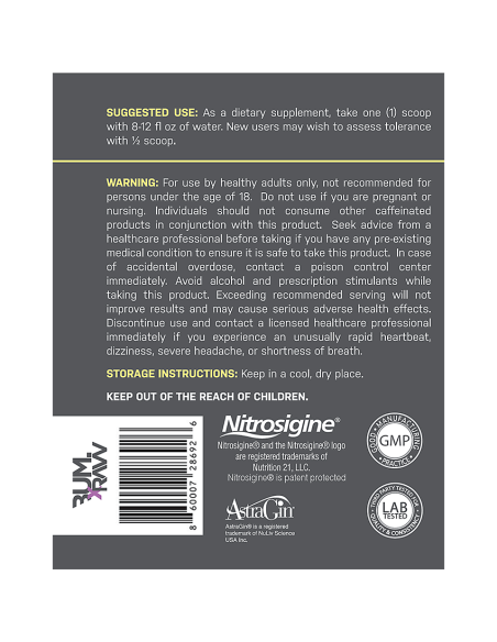 RAW Cbum Thavage Pre Workout - 40 servidas