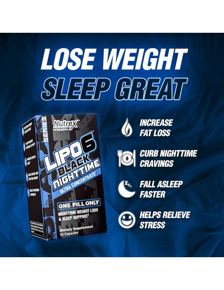 Nutrex Lipo 6 Black Night - 60 cápsulas