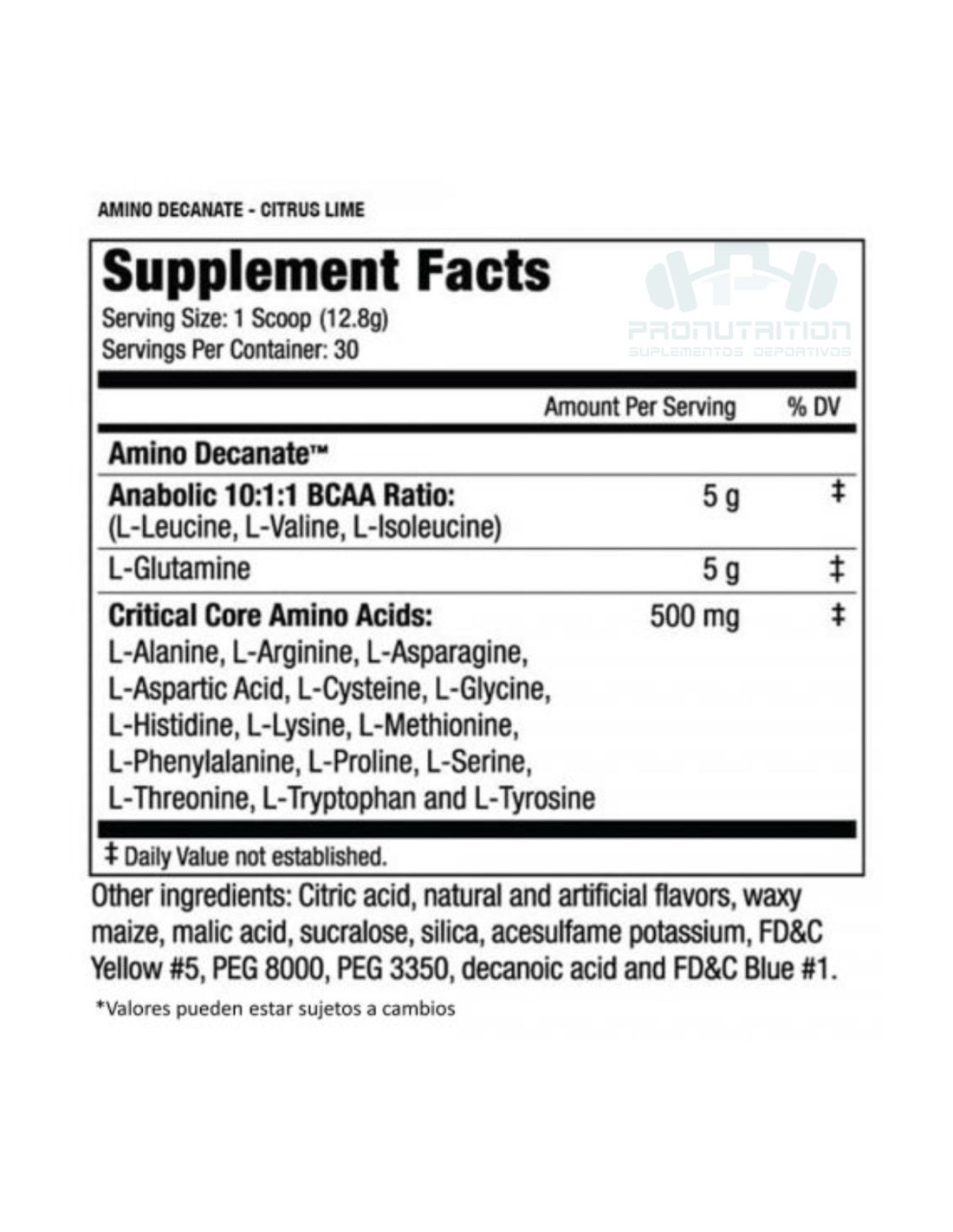 CARNIVOR AMINO DECANATE