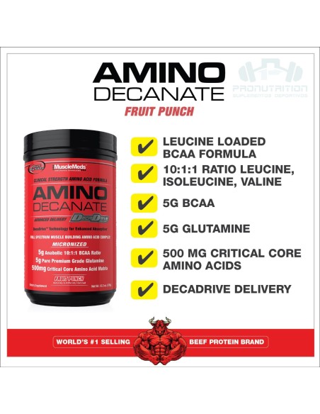 Musclemeds Carnivor Amino Decanate - 30 servidas