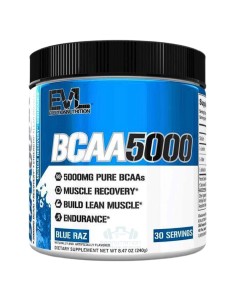 EVL BCAA 5000 Blue Raz - 30 servidas