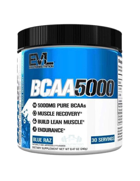 EVL BCAA 5000 Blue Raz - 30 servidas