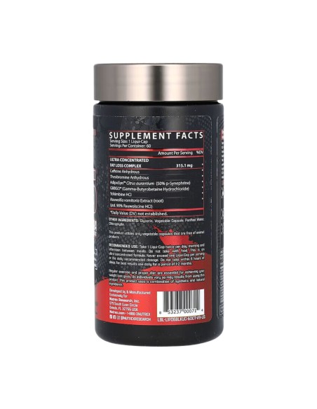 Nutrex Lipo 6 Black Ultra 60 Cápsulas – Quemador de Grasa