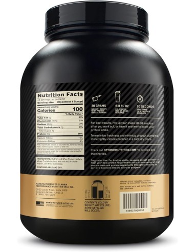 Optimum Nutrition Isolate Gold Standard - 3 libras