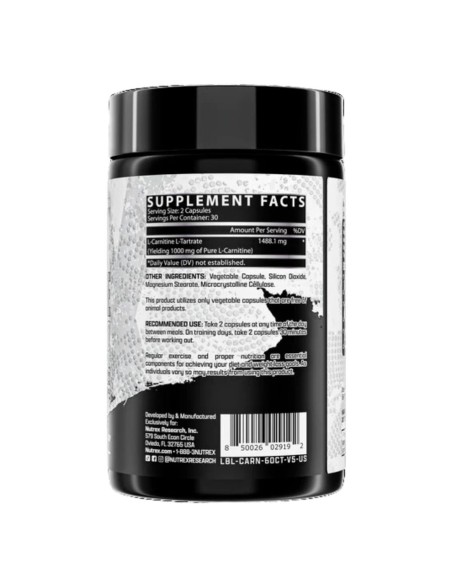 Nutrex L Carnitina 1000 - 60 cápsulas