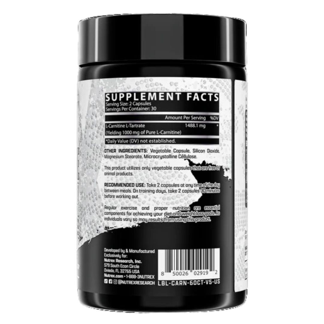 Nutrex L Carnitina 1000 - 60 cápsulas