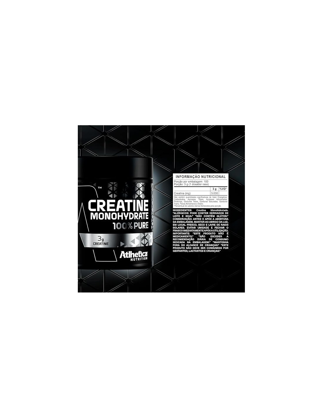 CREATINE 100% PURE Atlhetica Nutrition