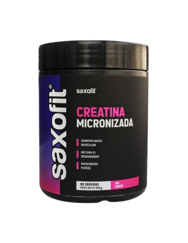 Creatina Micronizada SAXOFIT 80 servidas 400gr