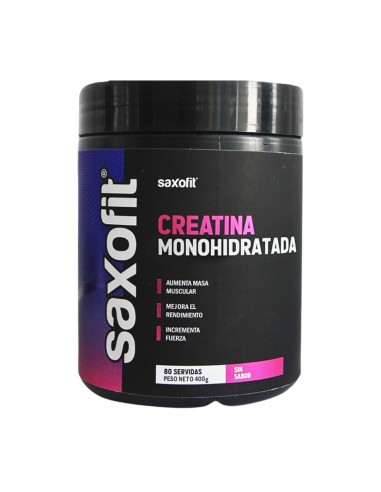 Creatina Monohidratada SAXOFIT 80 servidas 400gr