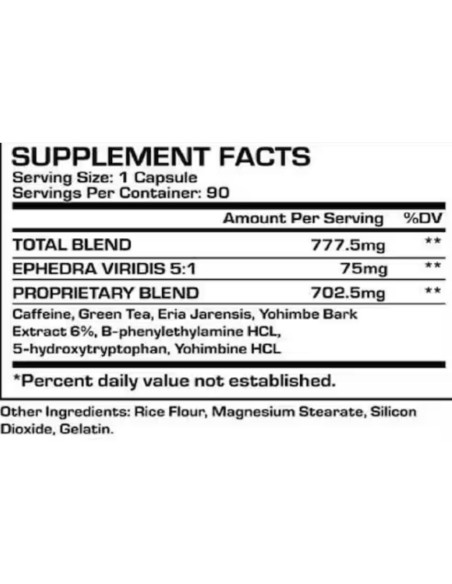 Dragon Pharma Black Viper - 90 cápsulas