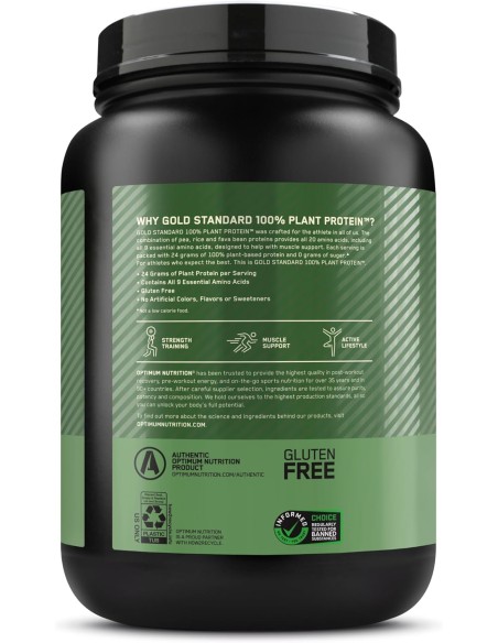 100% Plant Protein Gold Standard - 1.76 Libras