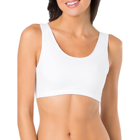 Top deportivo para mujer - blanca