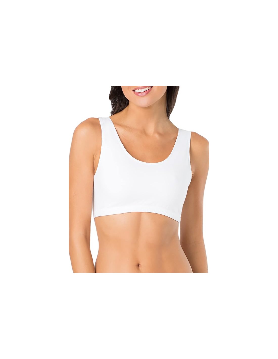 Top deportivo para Mujer - Talla 34 - Blanca