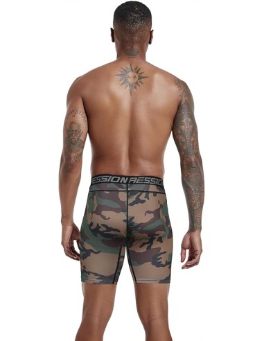 Licras de Compresión para Hombre - talla L - Verde Camuflado