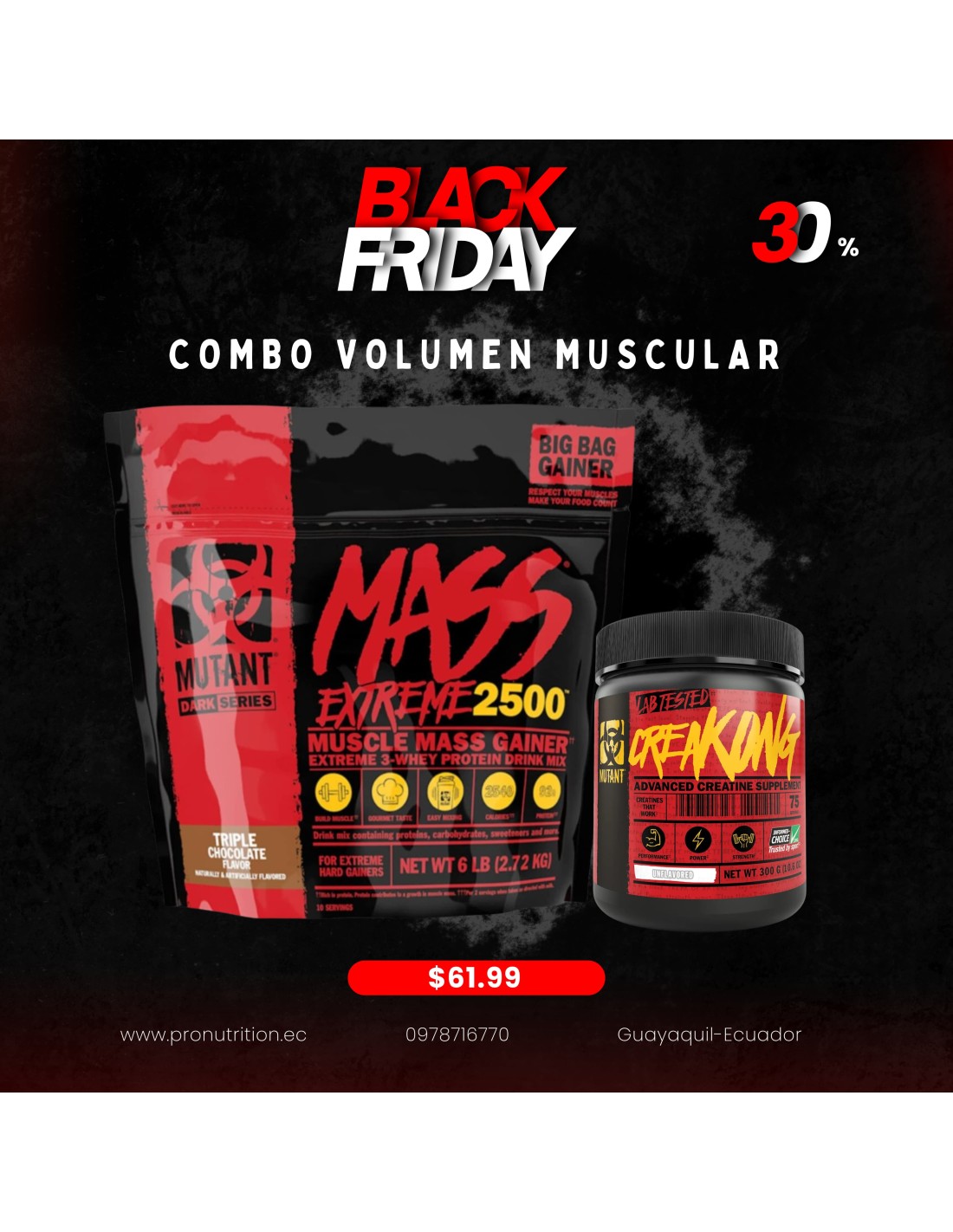 COMBO VOLUMEN MUSCULAR