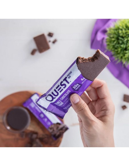 Quest Nutrition Questbar Double Chocolate Chunk 1 Barra proteína