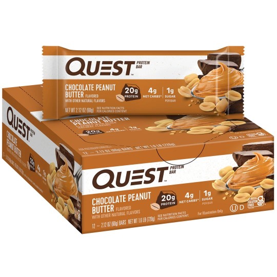 Quest bar Chocolate Peanut Butter / 1 unidad
