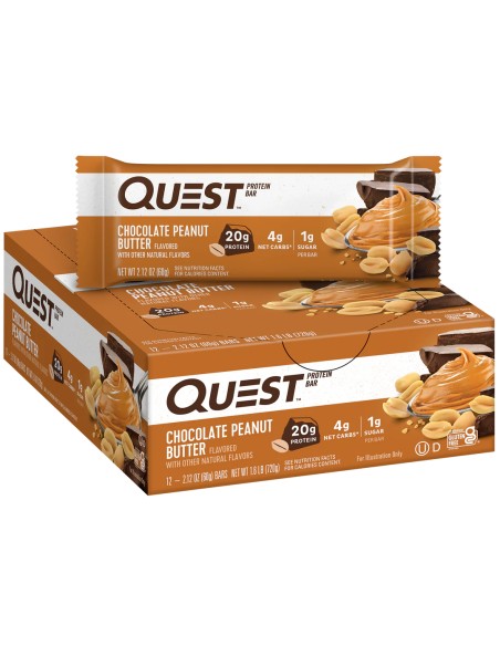 Quest bar Chocolate Peanut Butter 1 unidad