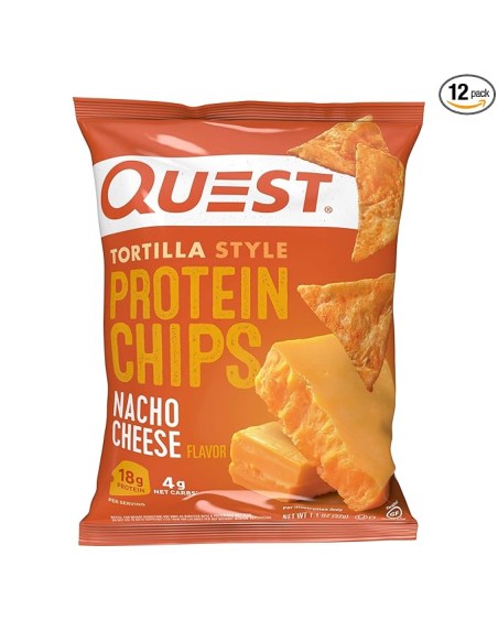Quest Nutrition Tortilla de Nacho con Proteína Sabor a Queso X 1