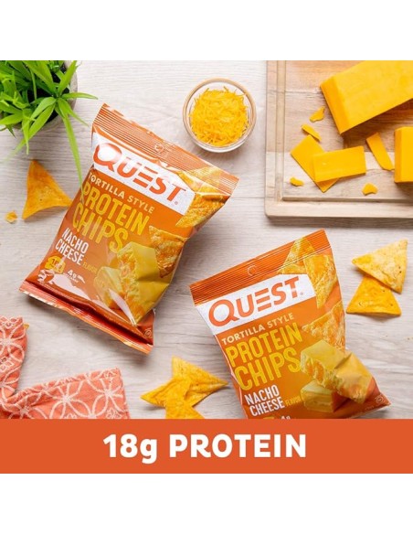 Quest Nutrition Tortilla de Nacho con Proteína Sabor a Queso X 1