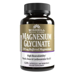 Windmill Glycinate de Magnesio 200mg / 120 tabletas