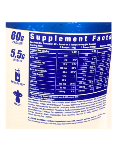 Ronnie Coleman King Mass XL - 6 Libras