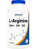 Nutricost L-Arginine 500mg 300 Capsulas