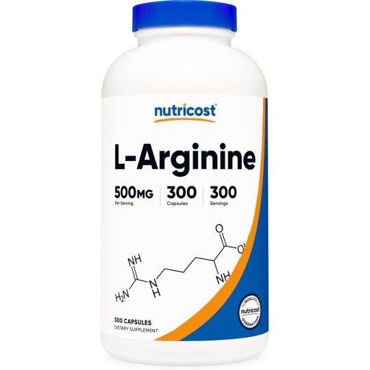 Nutricost L Arginina 500mg / 300 capsulas