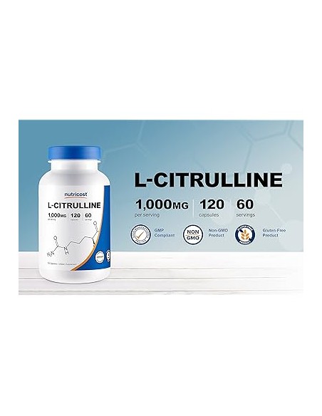 Nutricost L Citrulina 1000 mg / 120 capsulas