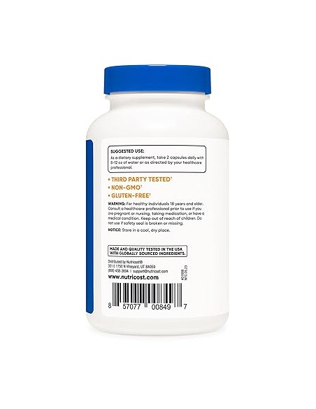 Nutricost L Citrulina 1000 mg / 120 capsulas