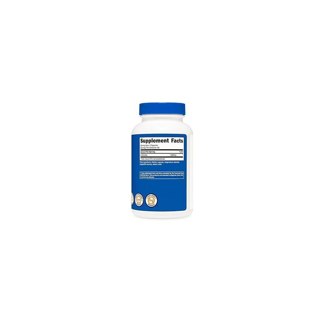 Nutricost L Citrulina 1000 mg / 120 capsulas