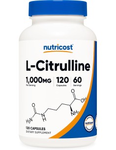 Nutricost L-Citrulline 1000mg/120 Caps
