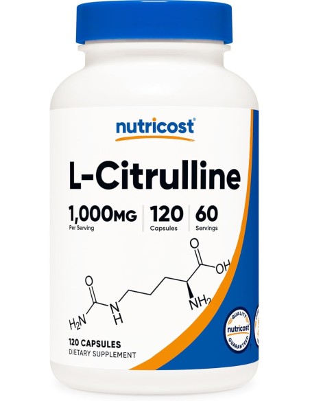Nutricost L Citrulina 1000 mg / 120 capsulas