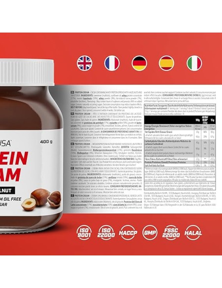 Biotech Protein Cream 400 gramos - Cocoa Hazelnut